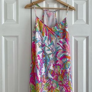 Lilly Pulitzer strapping silk dress